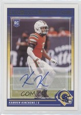 2024 Score Rookies Signatures Kamren Kinchens #348 Auto 16wc