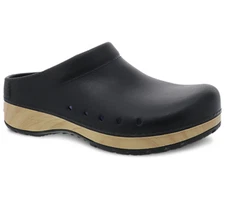 Dansko Shoes Kane Black Molded Kane Nursing Clogs