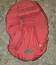 Cozy Cover Infant car Carrier Cover RED, Secure Baby Car Seat Cover - USED