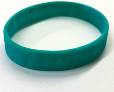 Pulsera HOPE Awareness Brilla en la Oscuridad, Rosa, Negra, Azul, Naranja, Amarillo - Imagen 3 de 14