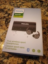 NIB philips sports 7000 true wireless headphones UV self-cleaning splash proof