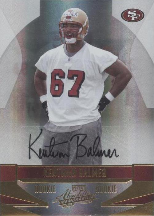 2008 Playoff Absolute Memorabilia Kentwan Balmer #207 - 1 of 2