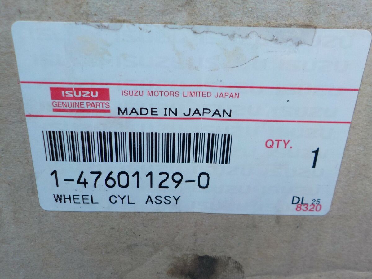ISUZU 1476011290, Cylinder, 1-47601129-0, Rear Wheel Brake Cylinder. | eBay ISUZU 1476011290, Cylinder, 1-47601129-0, Rear Wheel Brake Cylinder. | eBay