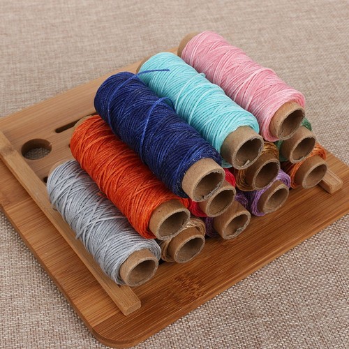 1mm 150D Handicraft Hand Stitching DIY Leather Waxed Thread Sewing Line Cord - Picture 3 of 29