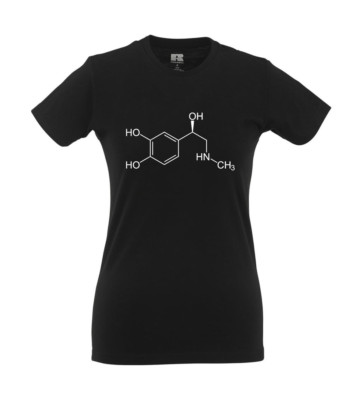 Adrenalin Molecule Lifting Chemistry Che I Fun I Lustig I Sprüche I Girlie Shirt