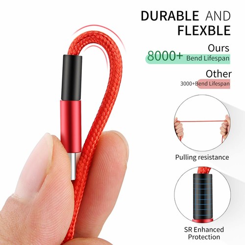 CABLE 3 en 1 USB CHARGEUR Pour SAMSUNG IPHONE X XS XR TYPE C/IOS/Micro USB - Imagen 10 de 12