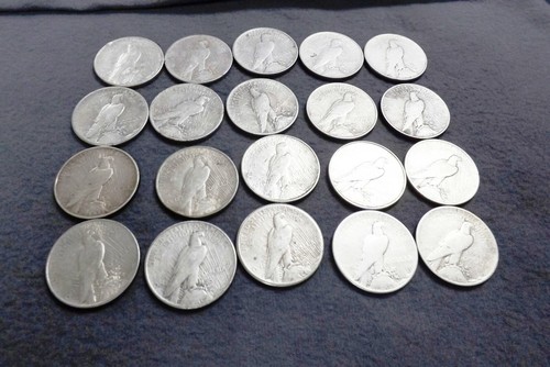 Rollo de 20 dólares de la paz de 1922 en muy buen estado $29,99 cada uno, envío gratuito 529,62 gramos - Imagen 11 de 11