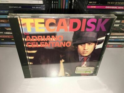CD ADRIANO CELENTANO TECADISK CD SEALED MusicA DRY STAMP SIAE ITALY 1991