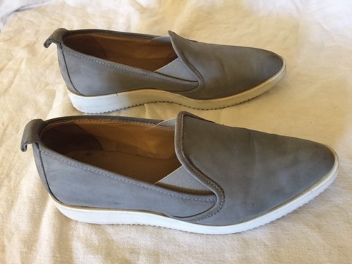 Everlane Nubuck Suede Leather GRAY slip on leather size 9 - Bild 7 von 9