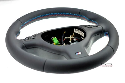 Bmw e46 Steering Wheel BMW E39 M3 M5 E46 X5 E53 E83 X3 M Genuine OEM thick - Imagen 1 de 4