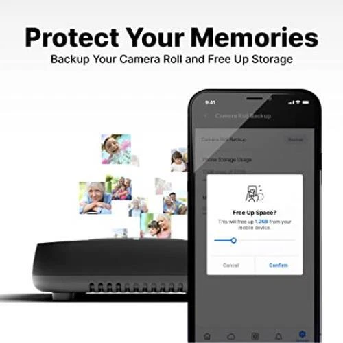 Renewed AMBER X 2TB SSD AI Wireless NAS Personal Cloud - Image 4 of 4