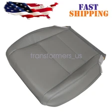 For 2008 09-2012 Honda Accord Driver Bottom Replacement Leather Seat Cover Gray