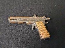 VINTAGE Captain Jack 45 Die Cast Pistol Keychain WORKS