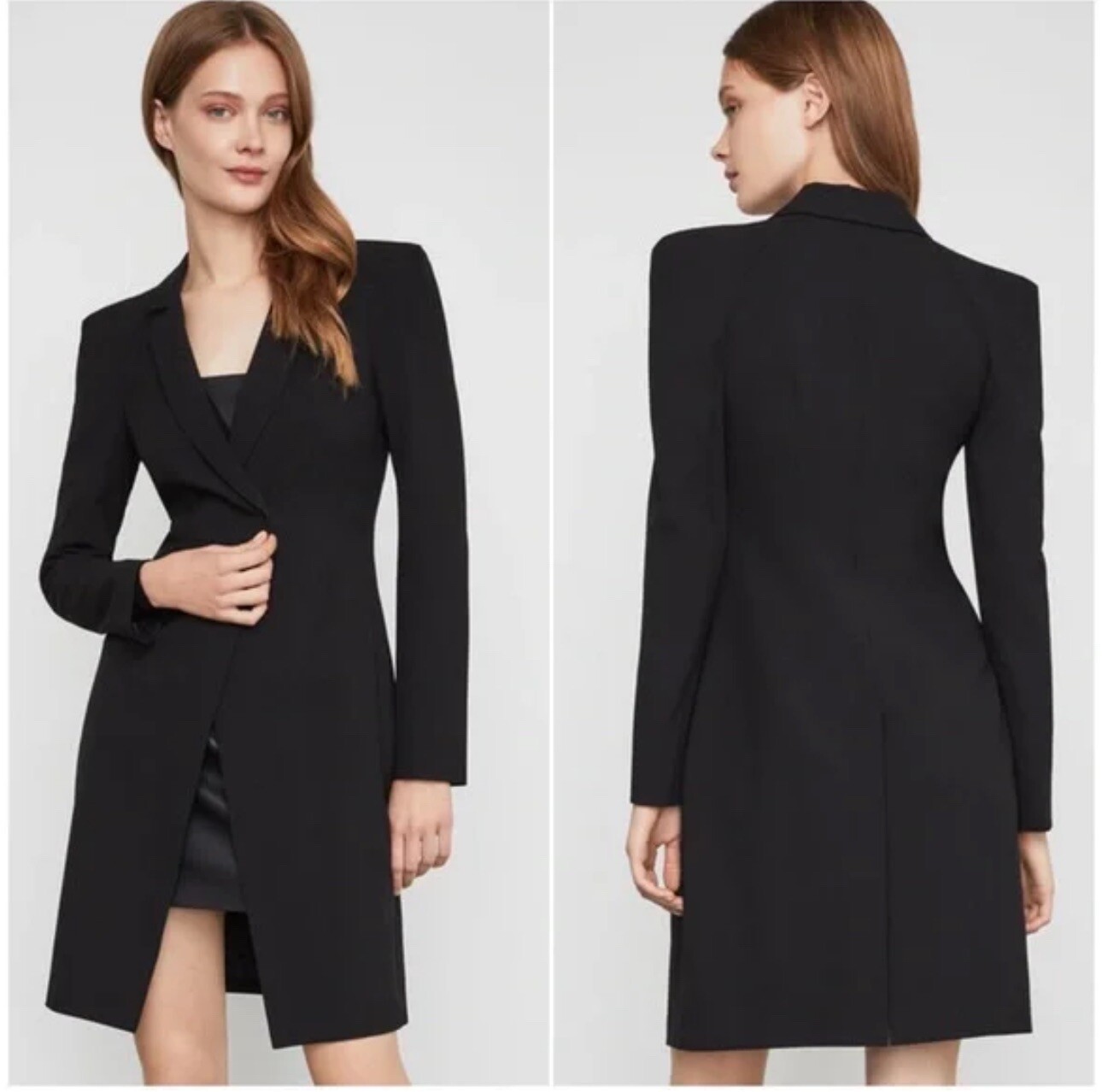 BCBG Pointed Shoulder Coat Size : Xs