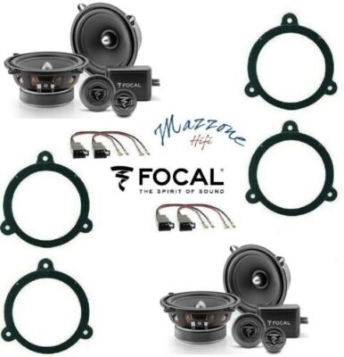 Focal ASE-130 Set 8 Lautsprecher Renault Clio 13 Megane 3 09 Mit / Sup Auto