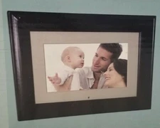 Pandigital 7" LCD Digital Photo Frame - Interchangeable Wood / Acrylic Frame NIB