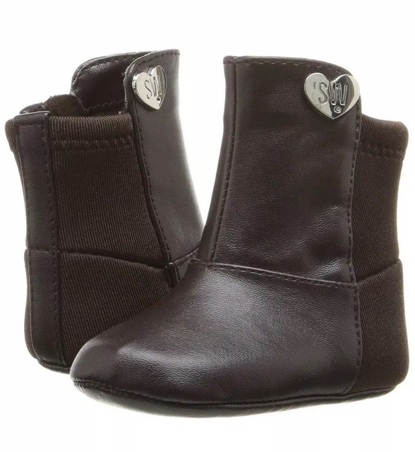baby girl black boots