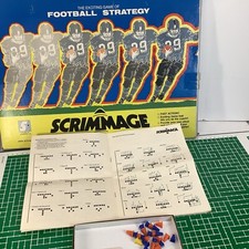 Vintage 1978 Scrimmage The Exciting Game Of Football Strategy