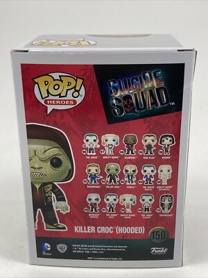 Funko Pop Heroes: KILLER CROC (Hooded) #150 Suicide Squad