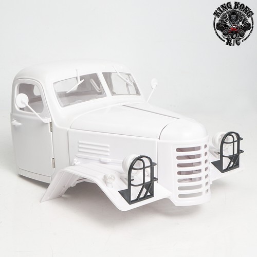 Kingkong RC 1/12 White Soviet ZIS-151 RC Car Crawler Cab Body Hard Plastic KIT - Picture 1 of 6