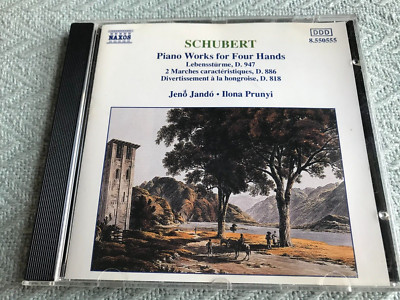 SCHUBERT: Piano Works for Four Hands (CD, Oct-1992, Naxos (Distributor ...