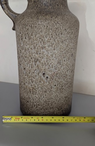 Mid Century Germany Lava Jug Vase – Vintage Ceramic Decor - Picture 7 of 7