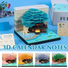 3D Calendar Notes 3D Notepad Toseky Time Piece Calendar Creative Desk Deco FAST