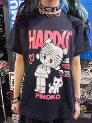 Black jack PINOKO T-shirt Black Hardcore Chocolate Tezuka Osamu