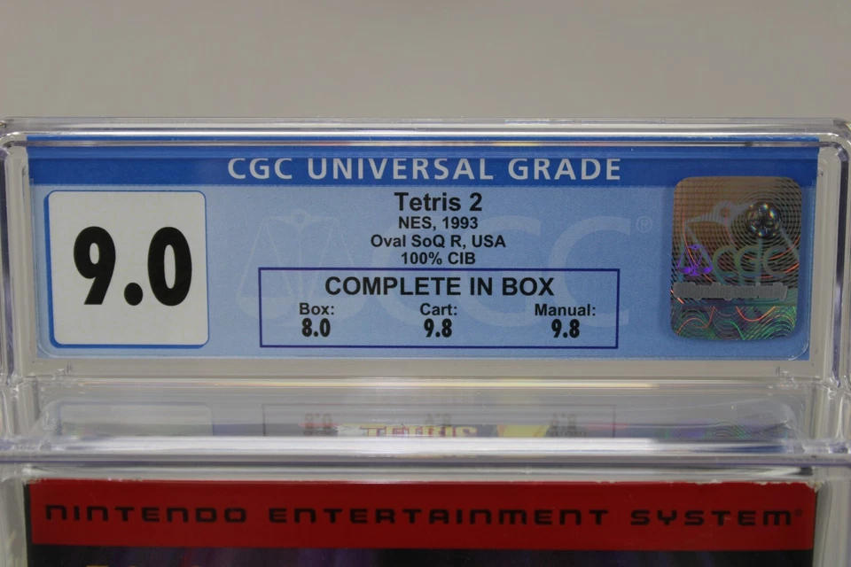 Tetris 2 Nintendo Entertainment System CIB CGC Graded 9.0 - Image 3 of 4