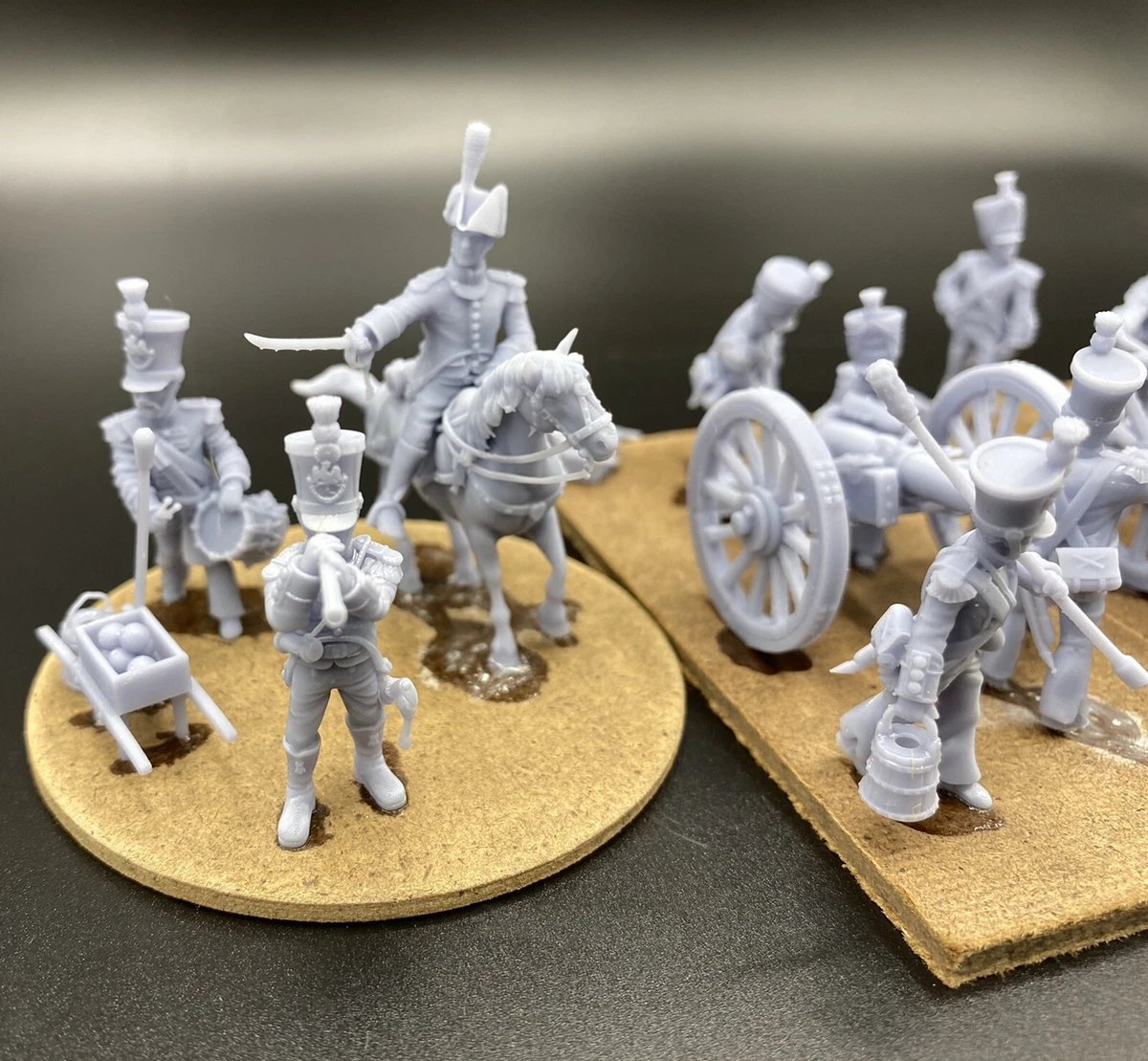 28mm, 3D Printed, Napoleonic, French 1815 Line Artillery (3), Black Powder  | eBay