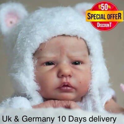 19 Zoll Reborn Puppe Kit Baby Ellie-Sue unvollendete Puppenteile