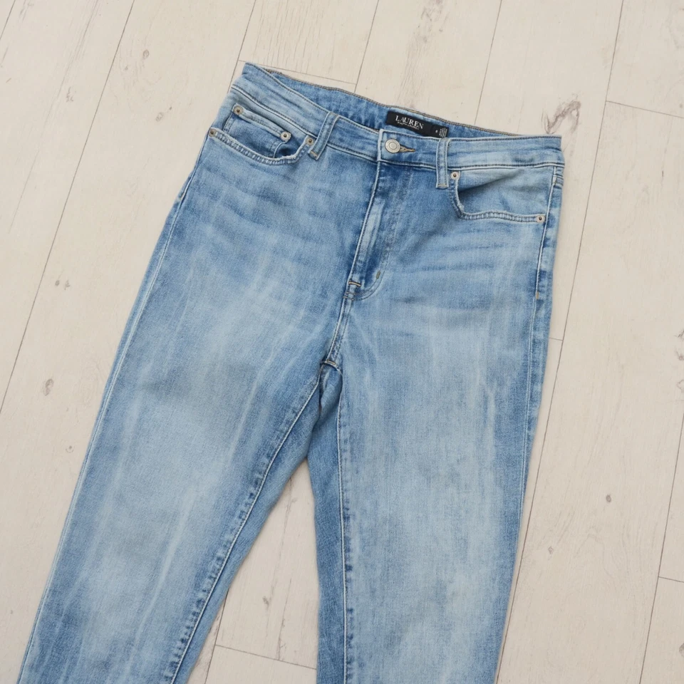 Lauren Ralph Lauren Black Label Jeans Women’s size 8 Denim Relaxed Fit Tapered - Image 4 of 4
