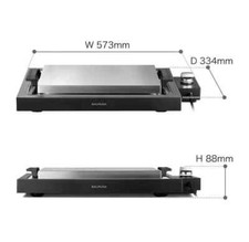 BALMUDA K10A-BK The Plate Pro Hot Plate Black Set From Japan New