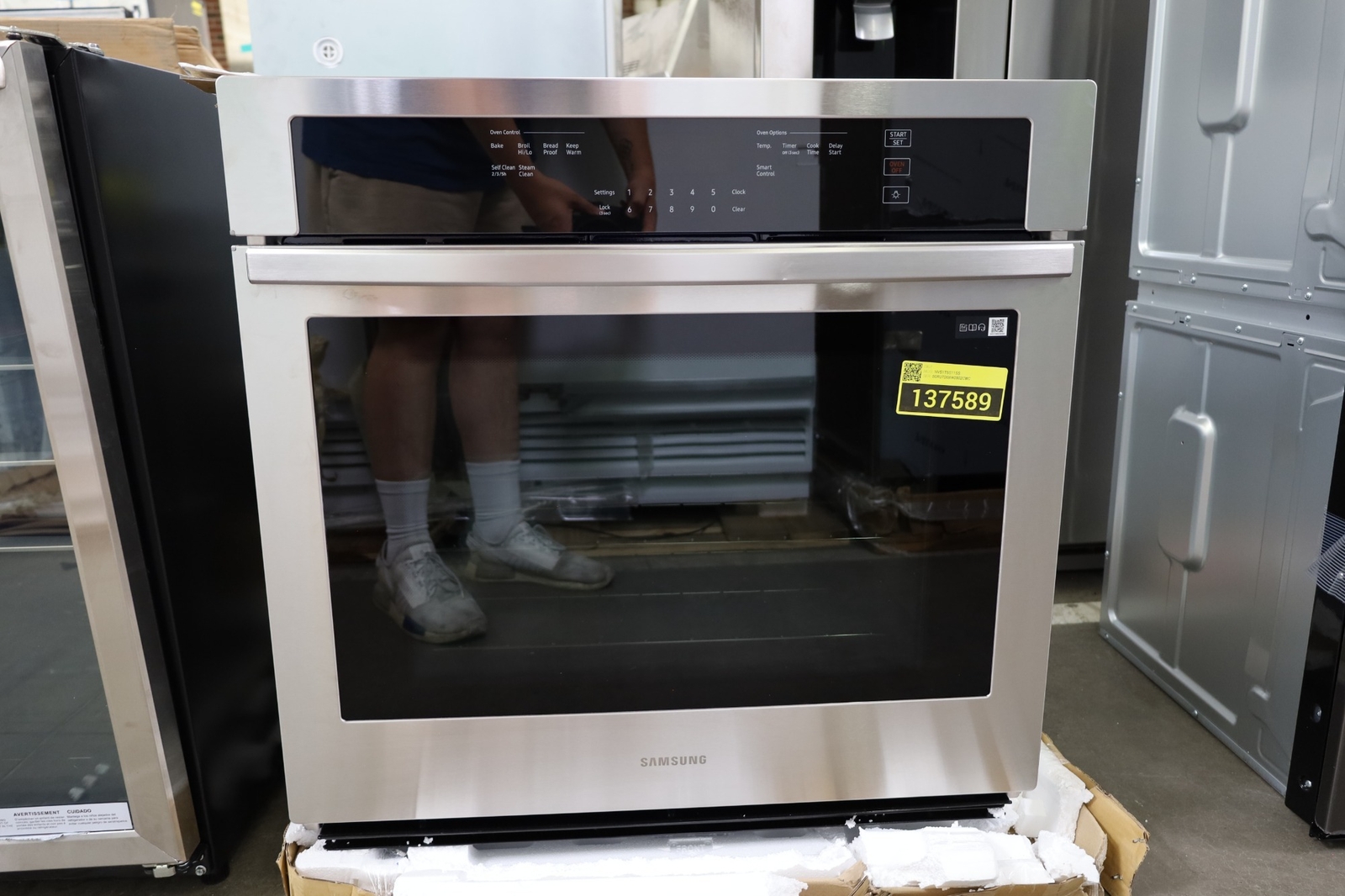 Samsung NV51T5511SS 30" Stainless Electric Single Wall Oven NOB 137589