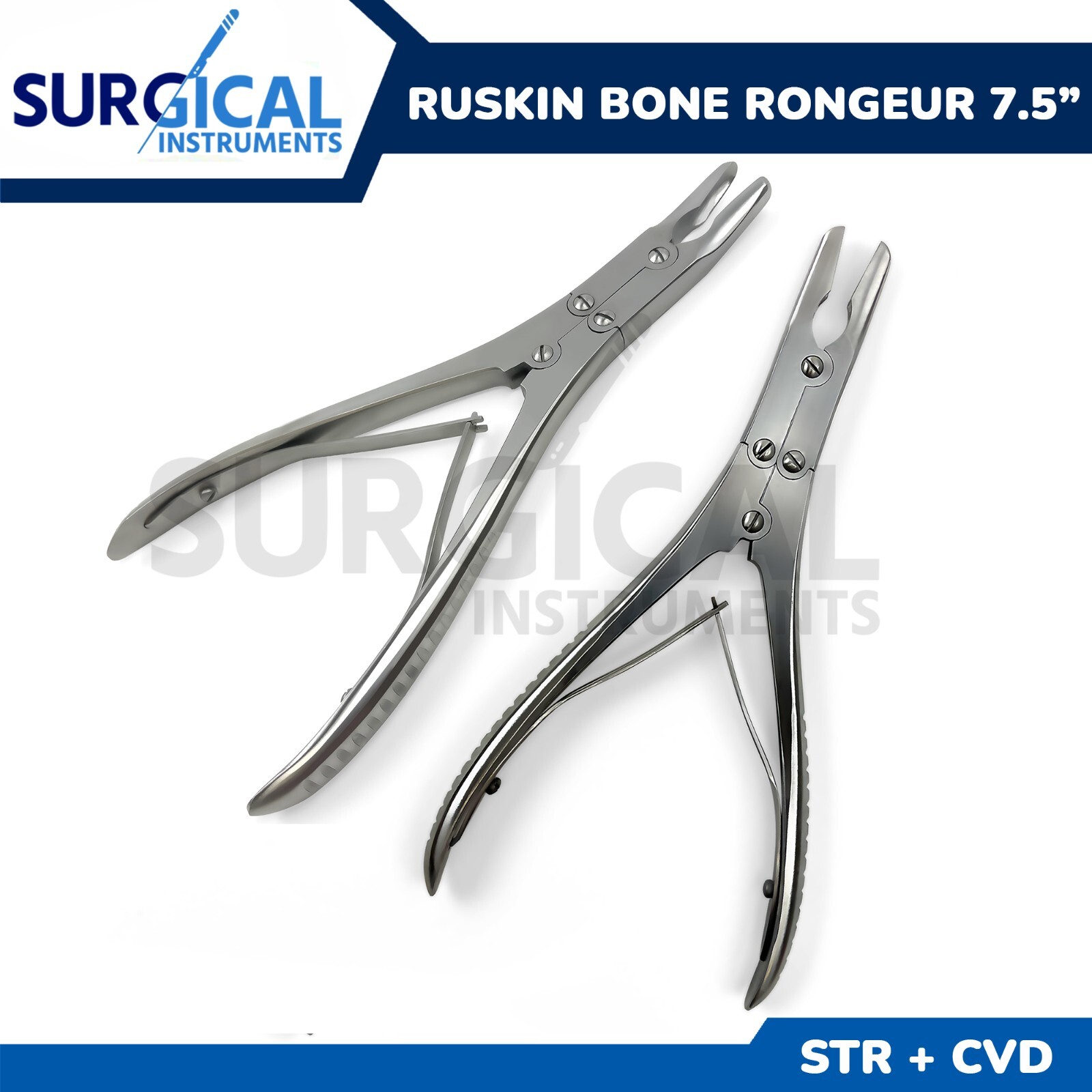 Pinza Rongeur Per Osso Ruskin 7,5 Cm, Morso Dritto 5mm Doppia Azione In N 313019 - Foto 13