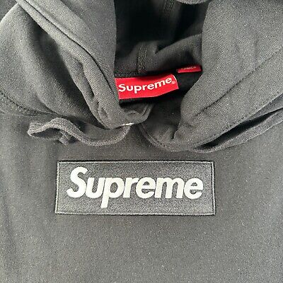 Supreme Box Logo Hooded Sweatshirt 'Black' | Men's Size M