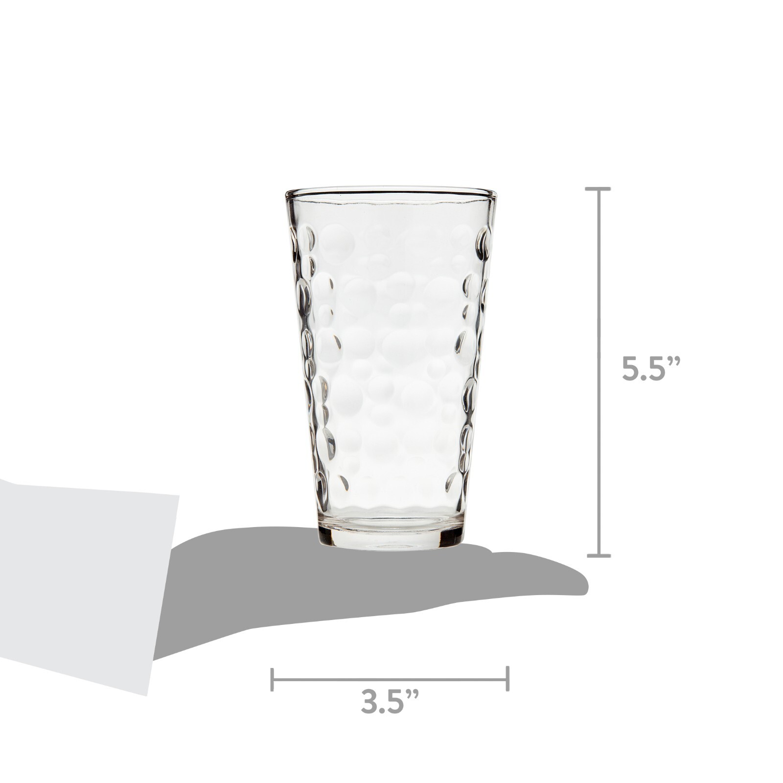 Gibson Home Hemby 16 Pieces Glass Set, Free Delivery