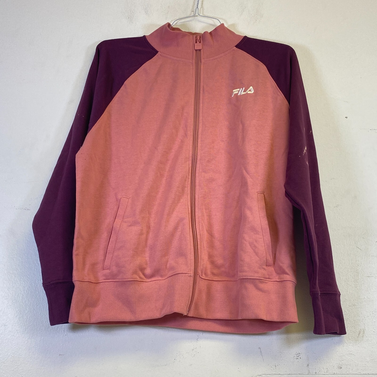 Giacca da pista leggera Fila League da donna taglia XL colore uva Mauveglow