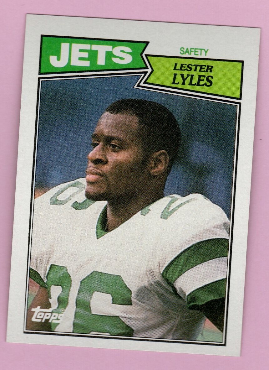 1987 Topps Football #142 Lester Lyles New York Jets Safety | eBay