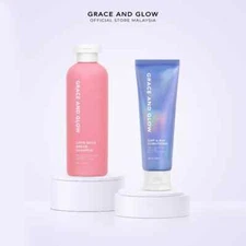 Grace and Glow 2in1 New Bundle Lavie Belle Serum Shampoo + Soft & Silk Condition