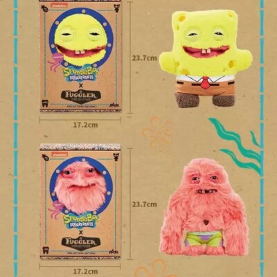 Set FUGGLER Di SpongeBob E Patrick Star – Peluche Originali Spinmaster