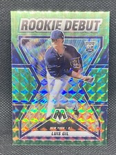 2022 Panini Mosaic LUIS GIL Rookie Debut Green Mosaic Prizm #RD-10 Rookie RC