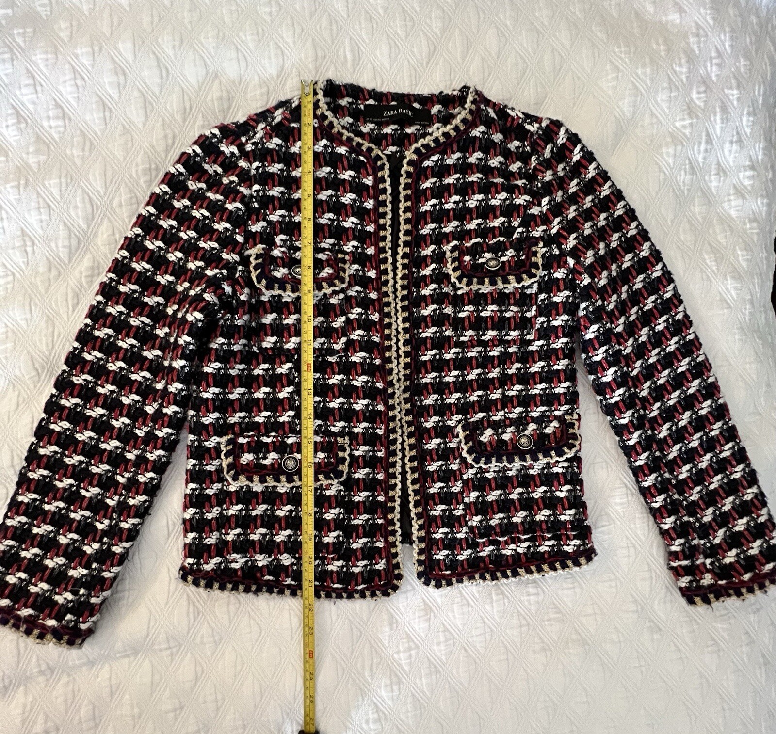 Zara Basic, women's jacket with pockets, lined, m… - image 1