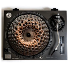 DJ Illusion Turntable Slipmat For Vinyl Records Fits Universal Player Slip Mat