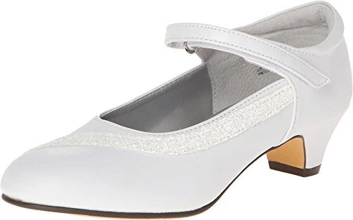 Girls off shop white dress shoes
