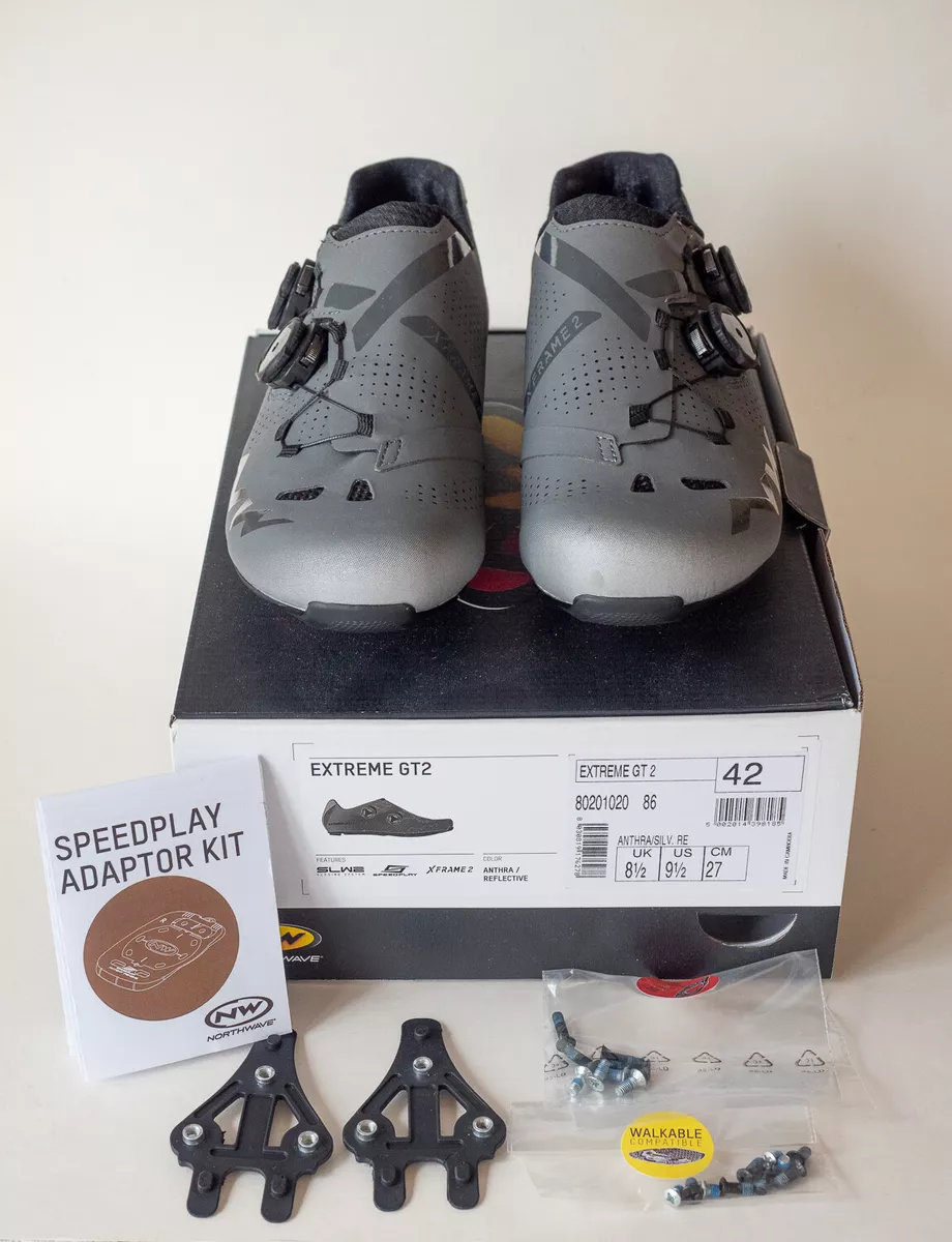 Northwave Extreme GT 2 Cycling Shoe size 42 with Speedplay adapter