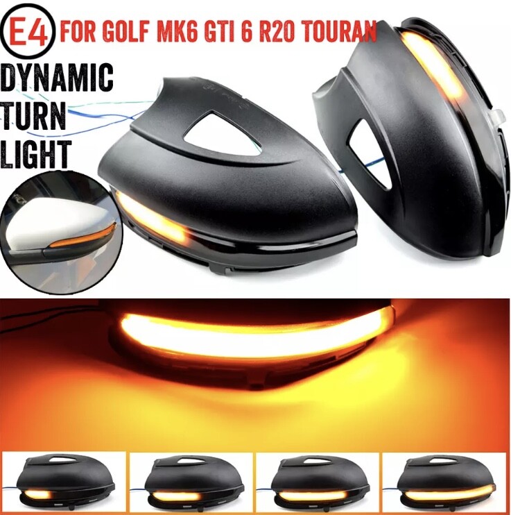 INTERMITENTES DINAMICOS LED PARA ESPEJO RETROVISOR PARA VW GOLF VI