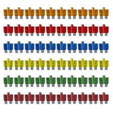 60pcs LED Blade Fuse Assortment, Smart Glow, 5A 10A 15A 20A 30A 40A, ATO/ATC 12V
