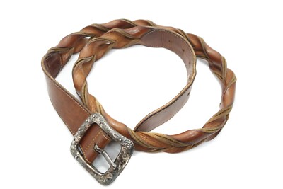 Valentino Garavani 90S Cowboy Leather Knit Belt Vintage | eBay