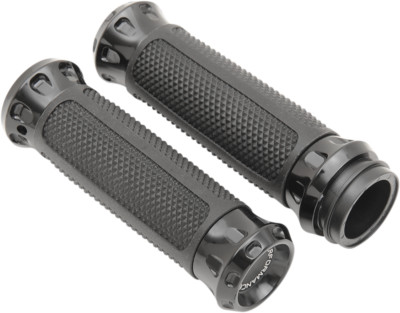Performance Machine Overdrive Handlebar Grip Set Contrast Cut TBW 0063-2082-B